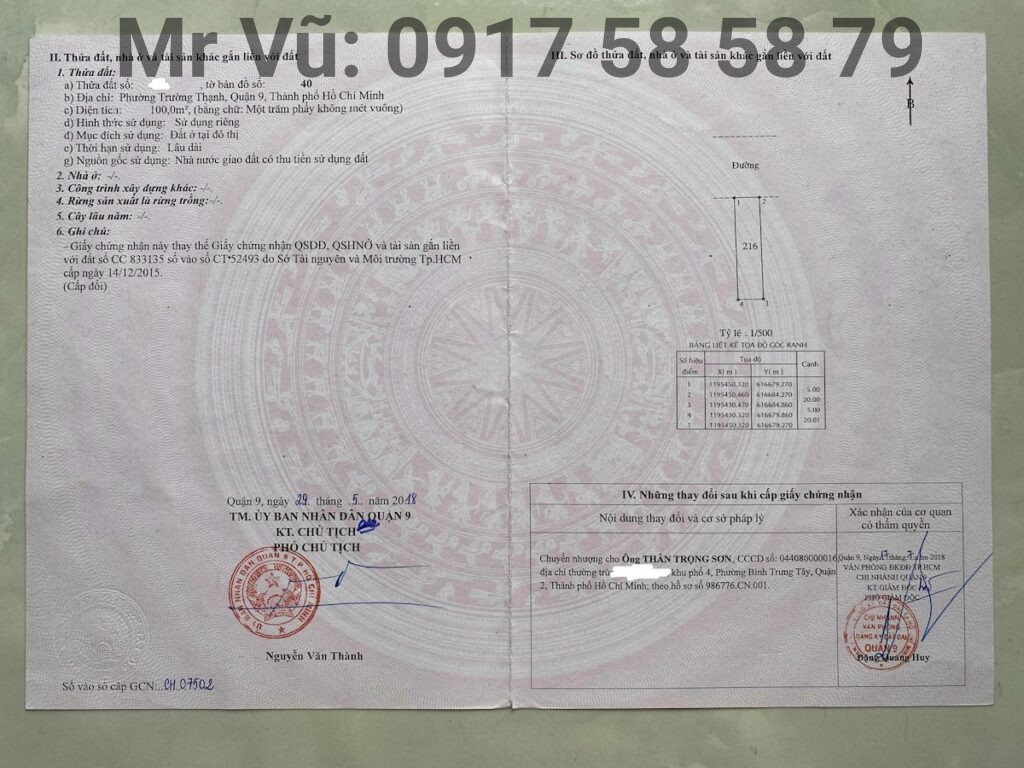 Chính Chủ Bán Lô Nền Sổ Đỏ Hoán Đổi Tái Định Cư Đông Tăng Long 1 Đất Hoán Đổi Đông Tăng Long-3