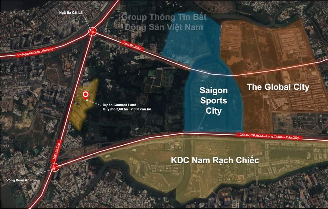 Vị trí dự án Eaton Park Mai Chí Thọ