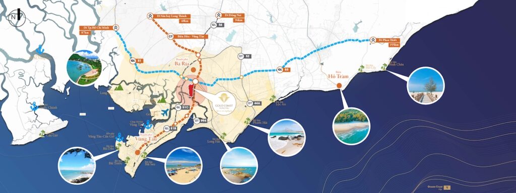 Gold Coast Vũng Tàu – Biểu tượng nghỉ dưỡng mới tại thủ phủ du lịch miền Nam 7 Vi tri du an Gold Coast Vung Tau