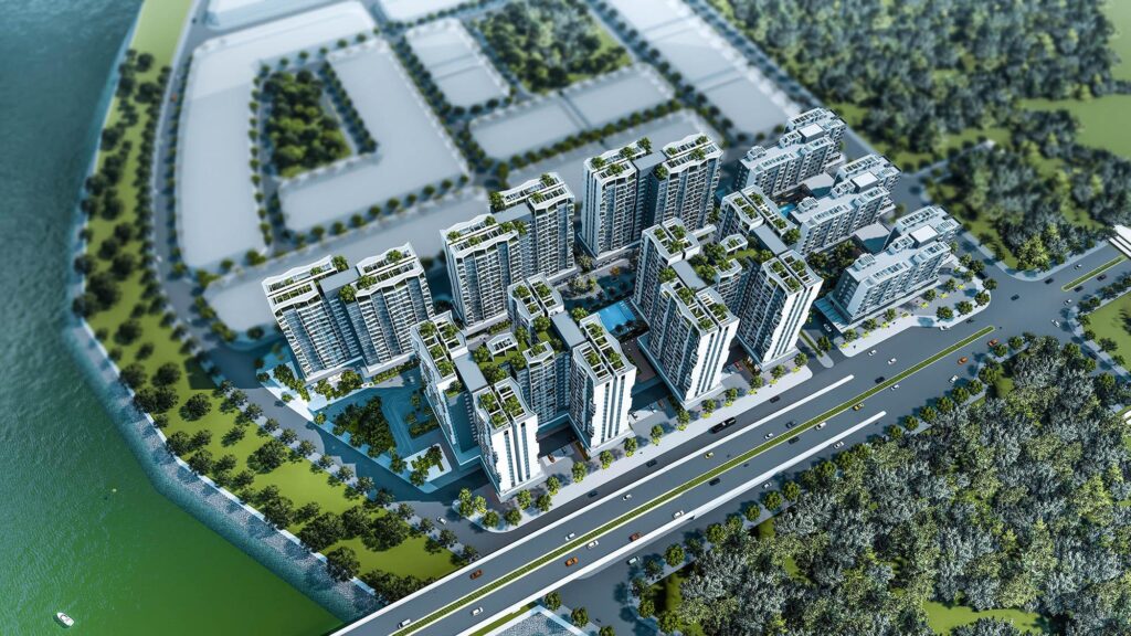 Pho canh du an nha o xa hoi hud thu duc