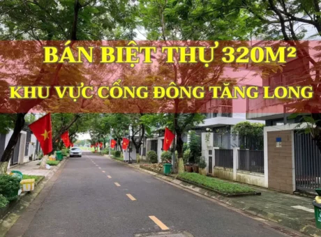 Biệt Thự Khu Thủ Thiêm 10x32m Đường Nội Bộ 12m Dự Án Đông Tăng Long