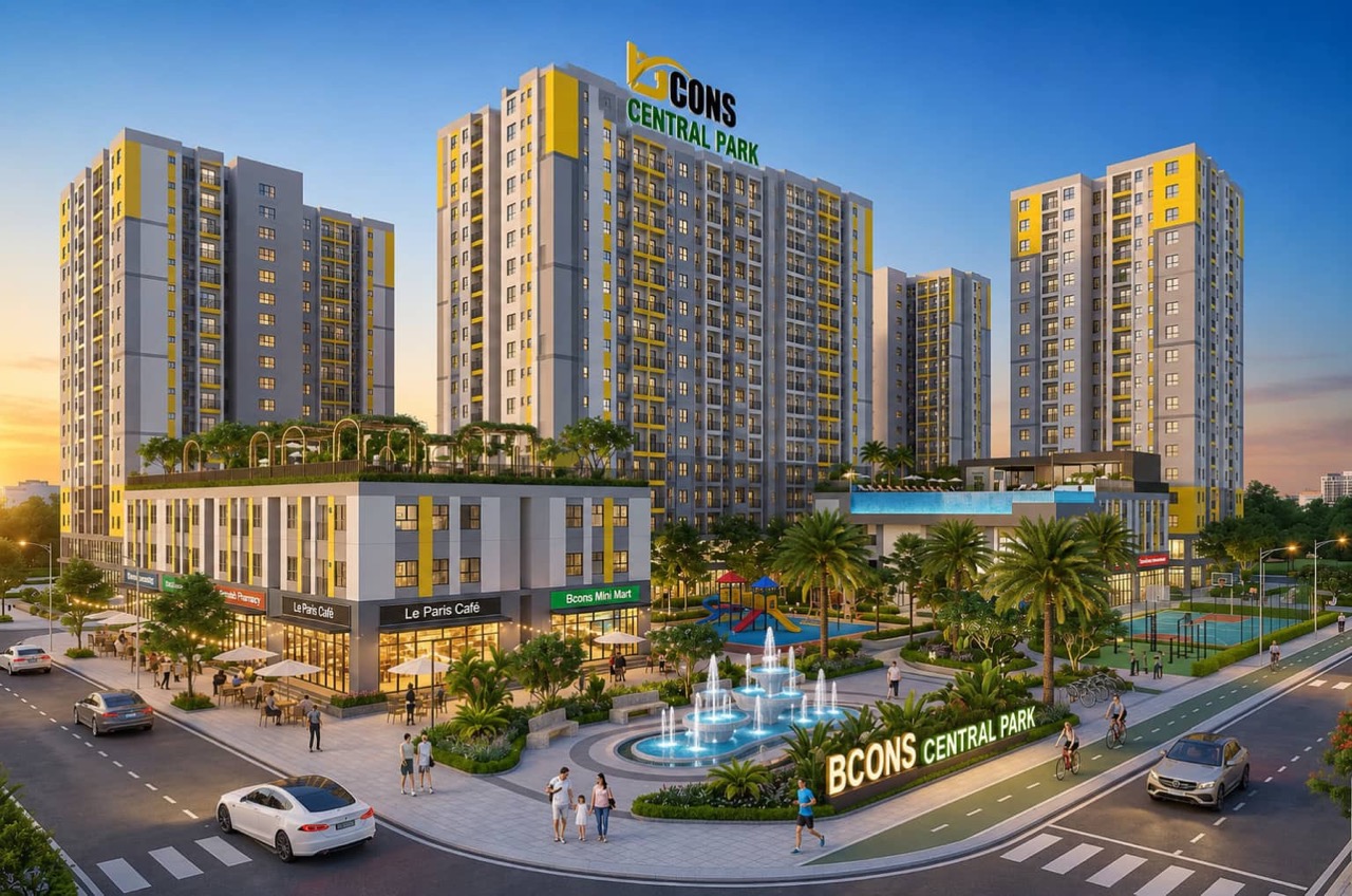 Bcons Central Park – Tâm Điểm Mới Của Thị Trường Căn Hộ Biên Hòa